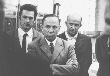 J.Mockus priimant svečius, 1976