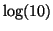 $\log(10)$